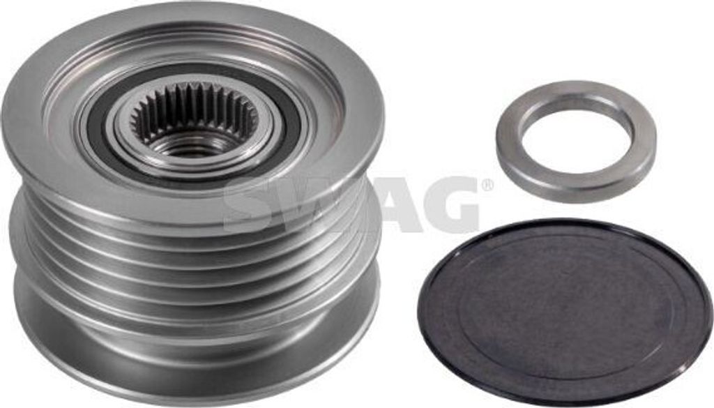 SWAG Generatorfreilauf Riemenscheibe Lichtmaschine für RENAULT Clio III Schrägheck (BR0/1, CR0/1) Ø76 58mm