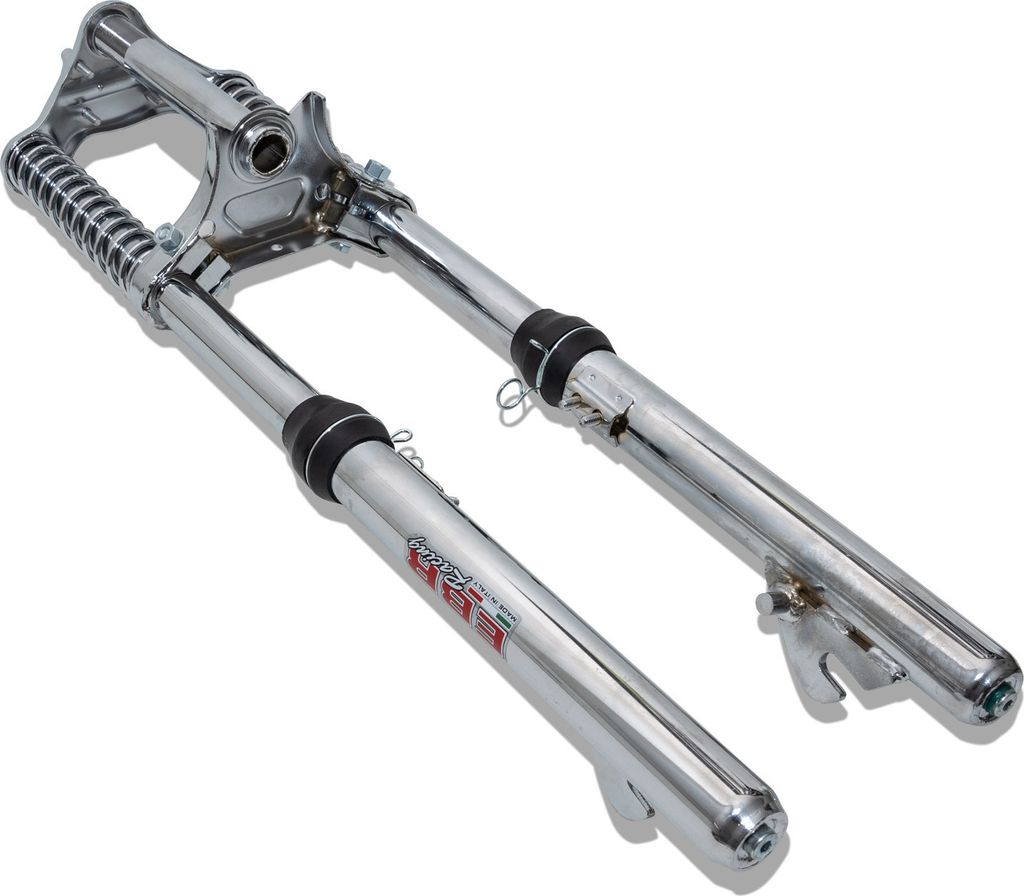 EBR Sport Gabel Telegabel Federgabel chrom kompatibel mit Piaggio Ciao PX M7E3T Typ C24 Mix P SC M7E2T A M7E1T L S M9E1T 50 ccm