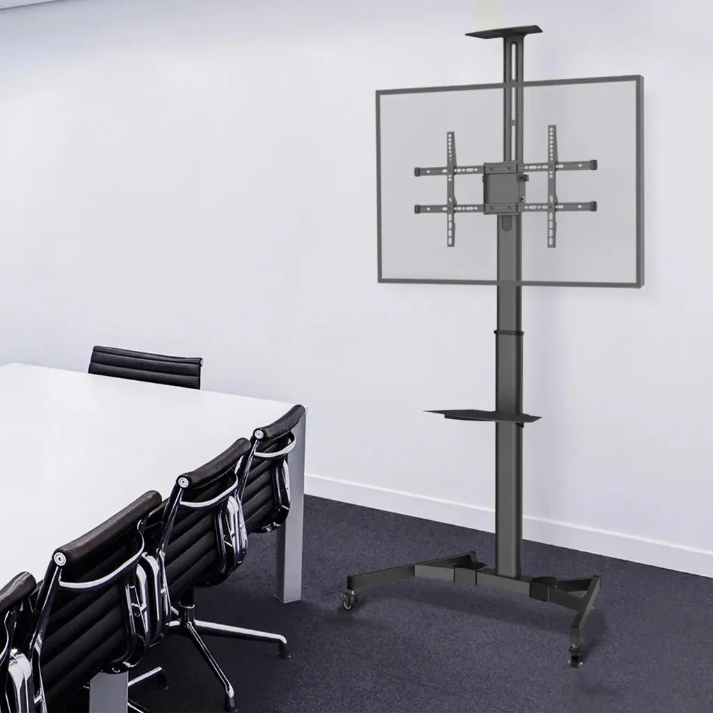 Support mobile TV réglable 37-75 pouces : la solution sans perçage mur - 4