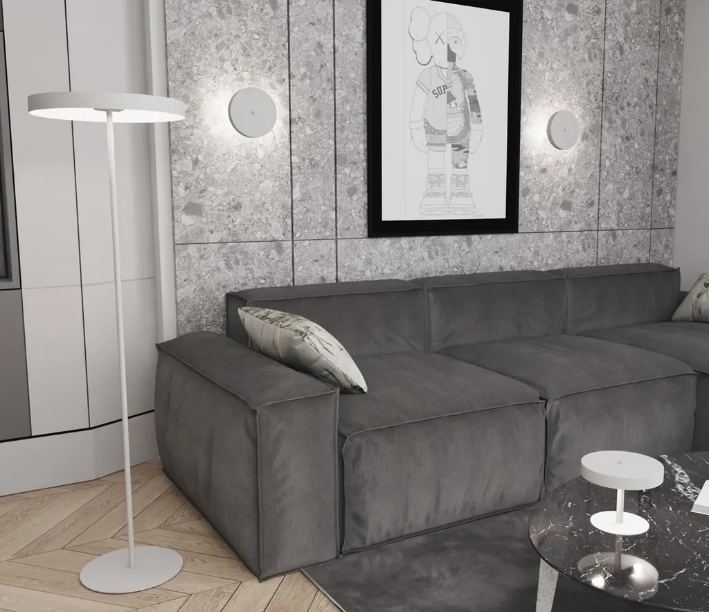 Lampe table compacte NEMO métal blanc 2xG9 pour petits espaces sombres