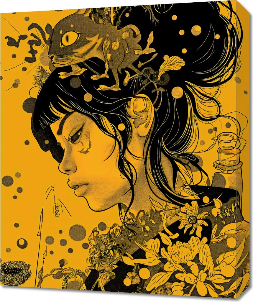 Encadrement mural Image 50 x 60 cm Unité pour décoration intérieure chic
