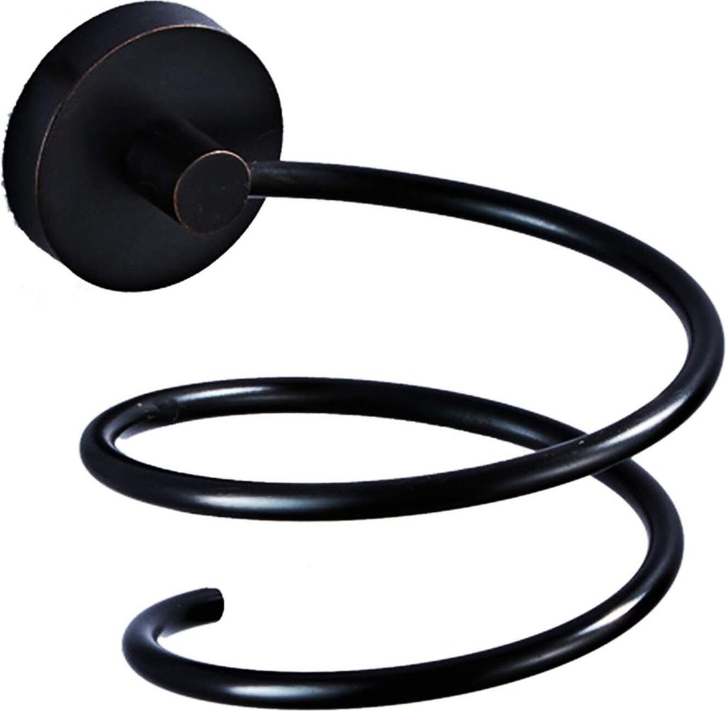 Haartrocknerhalterständer Haartrocknerhalter (Schwarz)
