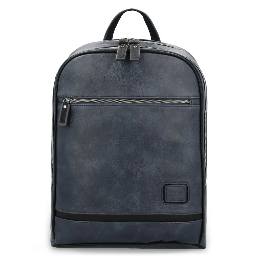 Sac à dos PC portable 15 pouces PICARD Breakers bleu jeans multifonction - 5