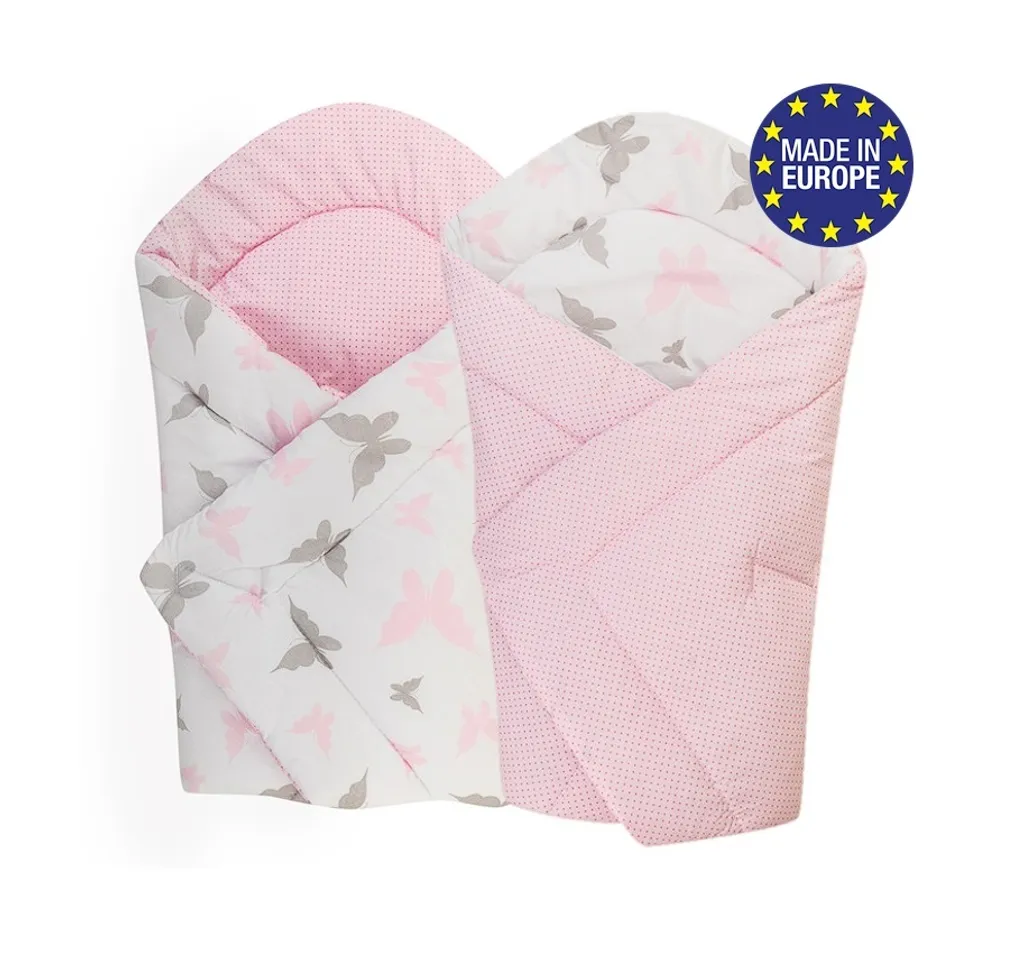 Évitez les réveils de bébé avec l'enveloppe rapide réversible rose