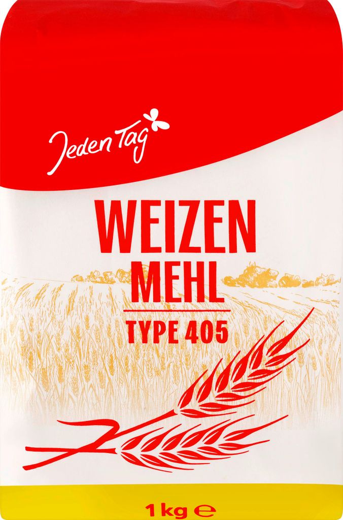 Jeden Tag Weizenmehl Type 405 1kg Produktbild 