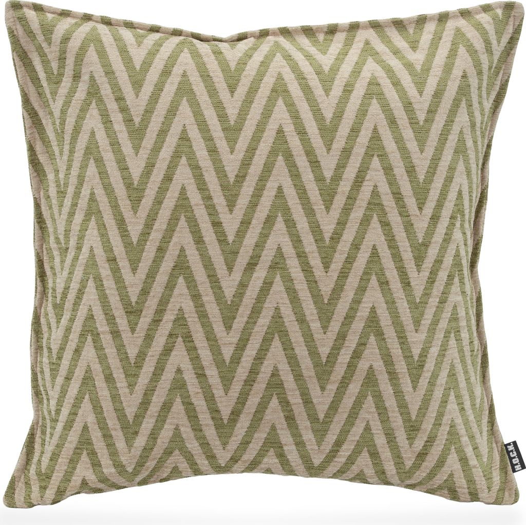 H.O.C.K. Rigalon Kissen mit Biese 50x50cm green col. 03