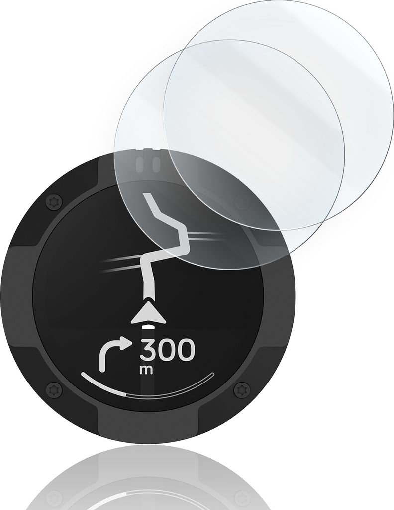 Displayschutz-Folie für Motorrad Tacho-Schutzfolie Germany, Kratschutz geeignet für Beeline Moto II 2024+ 1x Matt / 1x Klar