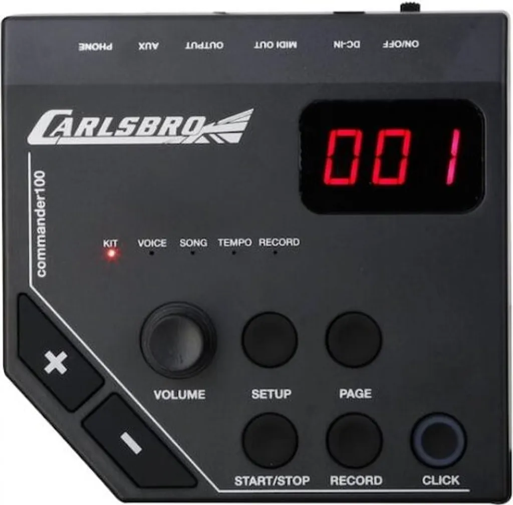 Carlsbro CSD100 Batterie Électronique Compacte avec Module Digital 7