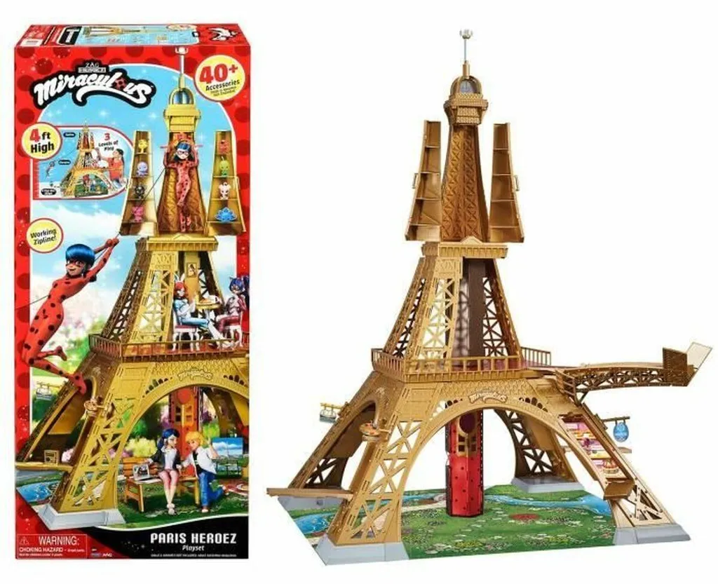 Jouet figurine articulée Miraculous Ladybug Bandai et ses accessoires