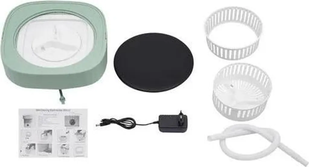 Machine à laver portable pliable 6L - Mini lave-linge bébé vert et compact - 8