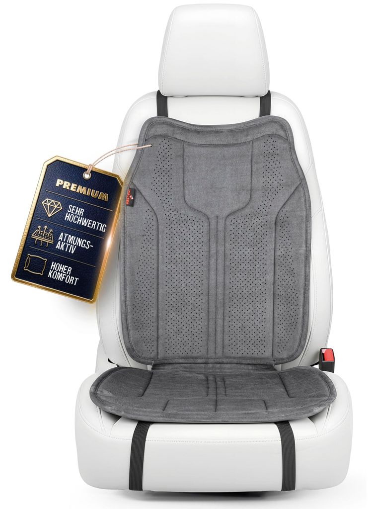 WALSER Premium Sitzauflage Auto Nubo, 1 Sitzschoner Auto Produktbild 