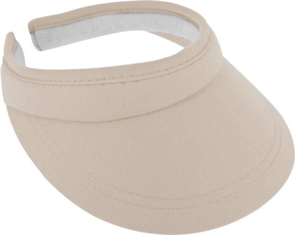 Fiebig einfarbiges Sonnenschild/Visor, beige, Gr. Einheitsgröße