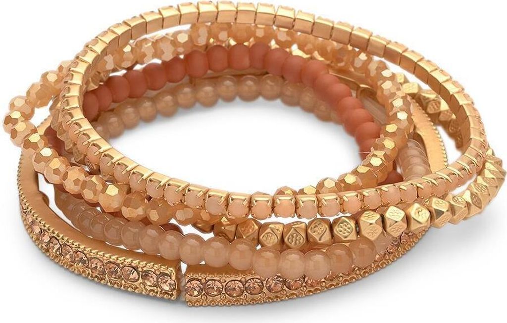 Armbänder Set Modeschmuck Damen rosé gold MOA0015