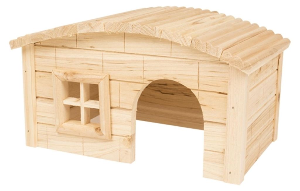 Lodge en bois pour rongeurs Duvo+ avec toit bombé, Image du produit 
