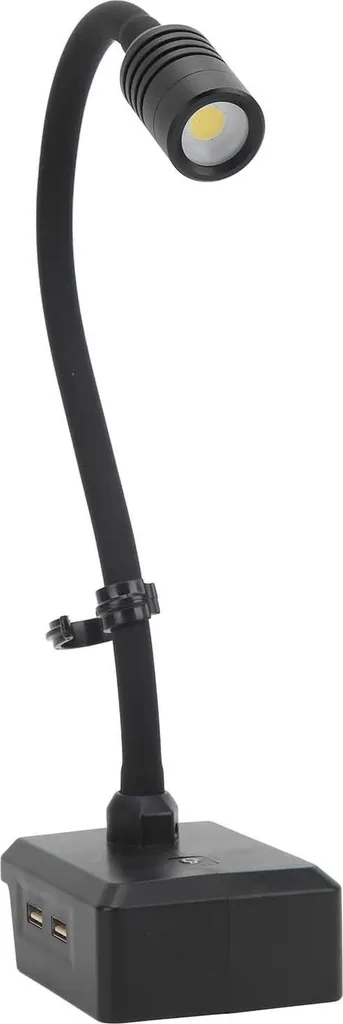 Lampe de travail LED flexible à 360° avec chargeur USB double port - 2