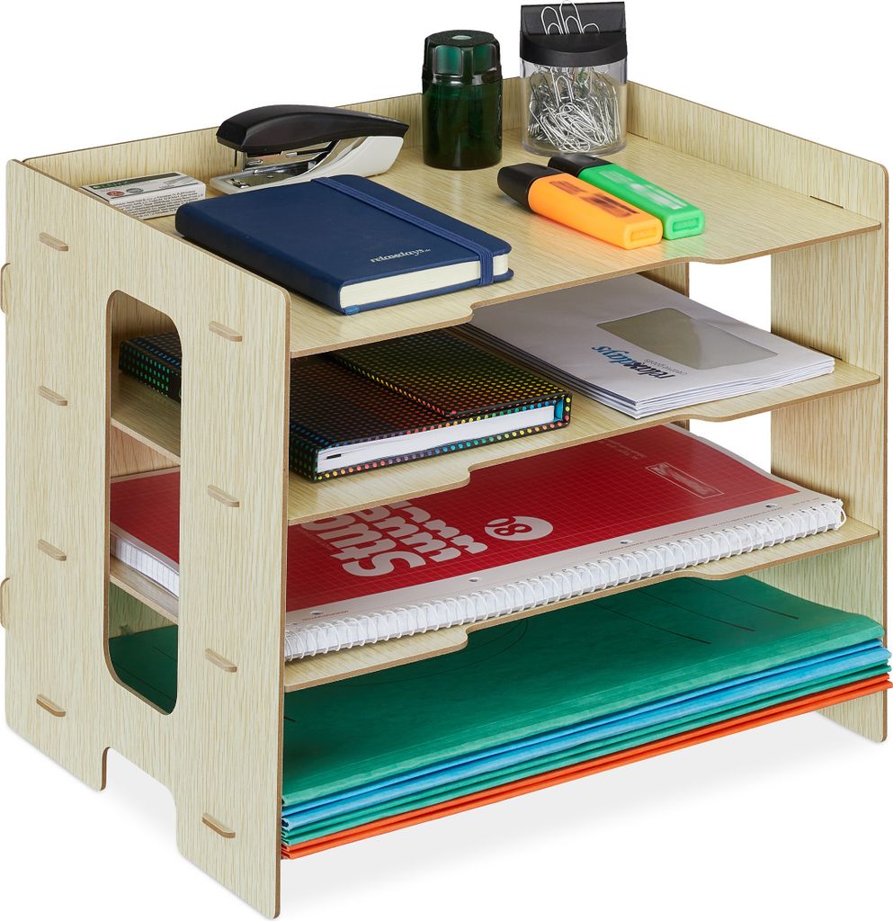 Organizér na stôl s úložnými priehradkami RD42750, béžová Obrázok produktu 
