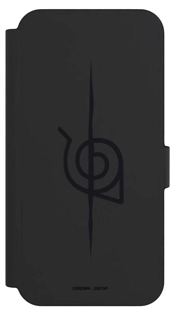 NIVOCASE Klapphülle für Samsung Galaxy S24 FE 5G Handyhülle aus Kunst Leder NIVOflip schwarz Naruto Shippuden Sasuke Konoha