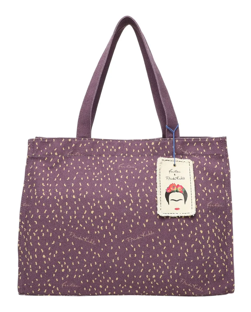 Sac shopping en toile violette Easy 01 robuste par Fritzi aus Preußen