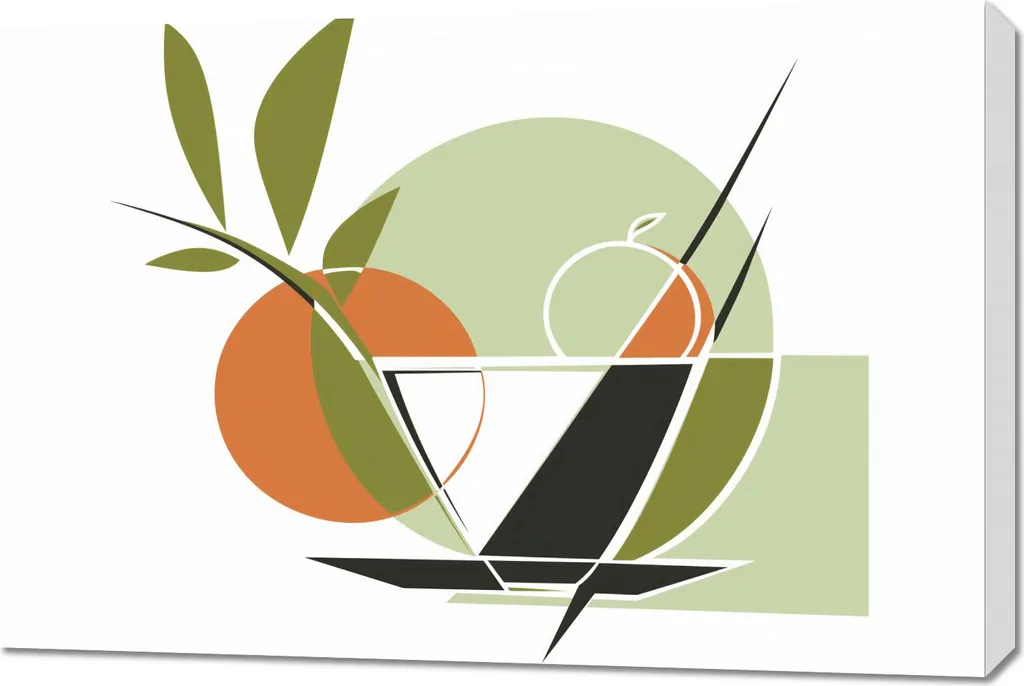 Quadro 90x60 cm Tè alla Frutta - Stampa su Tela per Cucina e Sala