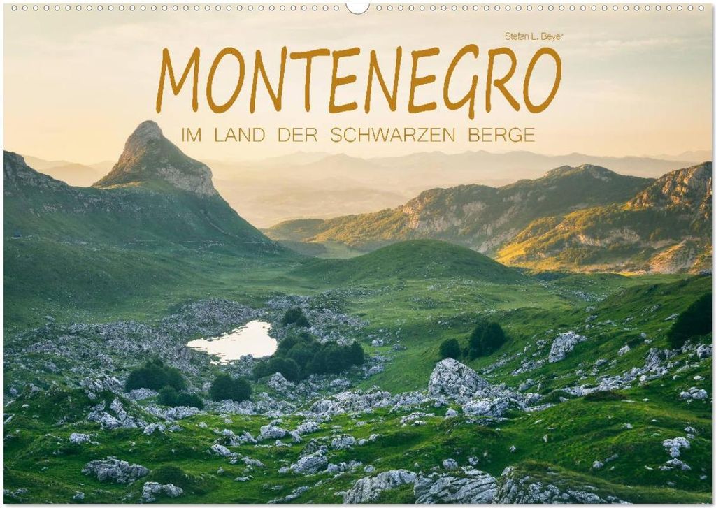 Monte - Im Land der schwarzen Berge (Wandkalender 2026 DIN A2 quer), CALVENDO Monatskalender