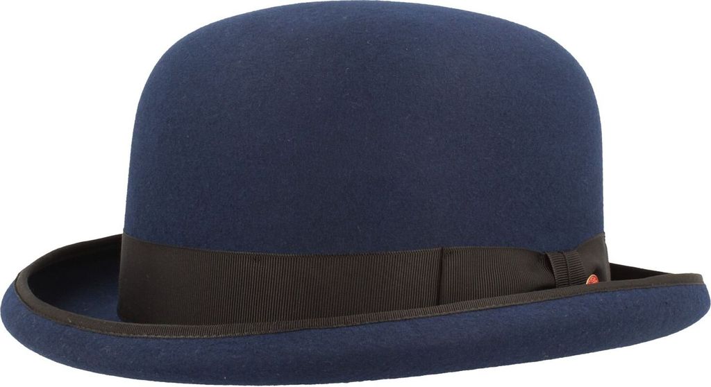 Mayser Melone Connor aus Wollfilz in blau