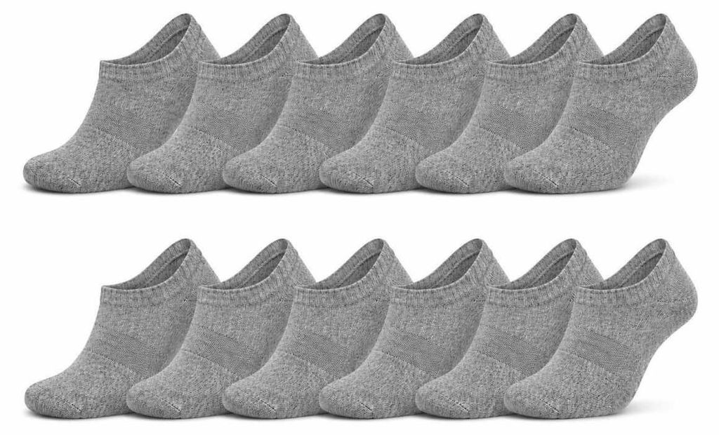 Sneaker-Socken 12 Paar Herren Damen Baumwolle Füßlinge Produktbild 