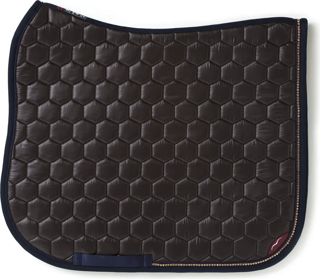 Chabraque dressage Animo Wedy marron - Tapis de selle haut de gamme