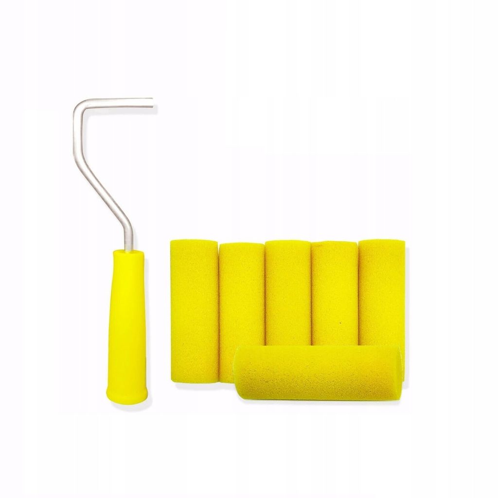 Set Di 9 Rulli + 1 Supporto. Mini Rullo In Schiuma Da 56 Mm Con Supporto Per Rullo Da Pittura 95376714