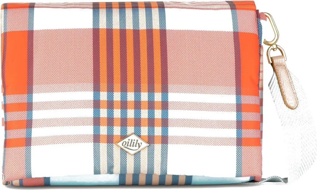 Petit sac bandoulière pour femme Oilily Frankie Penelope Check Bleu