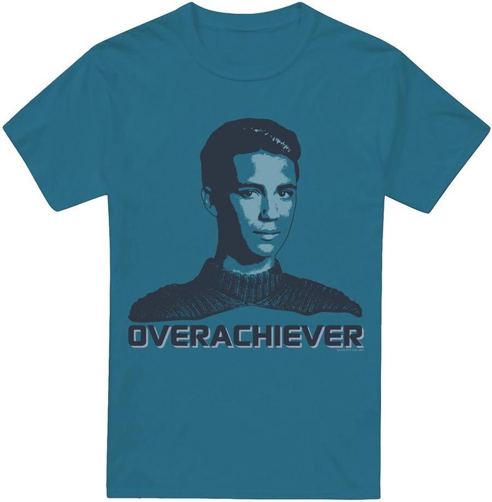 Star Trek - "Overachiever" T-Shirt für Herren TV5835 (XL) (Schiefer)