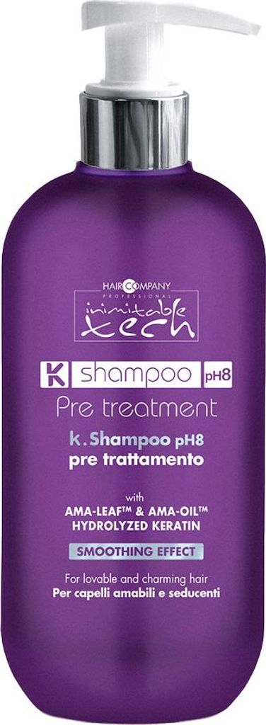 Hair Company Inimitable Tech K. Shampoo pH8 Pre Treatment 500ml