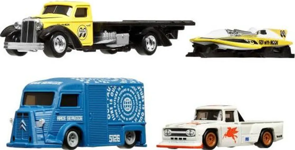 Coffret de voitures miniatures Hot Wheels Premium GMH39 de collection - 2
