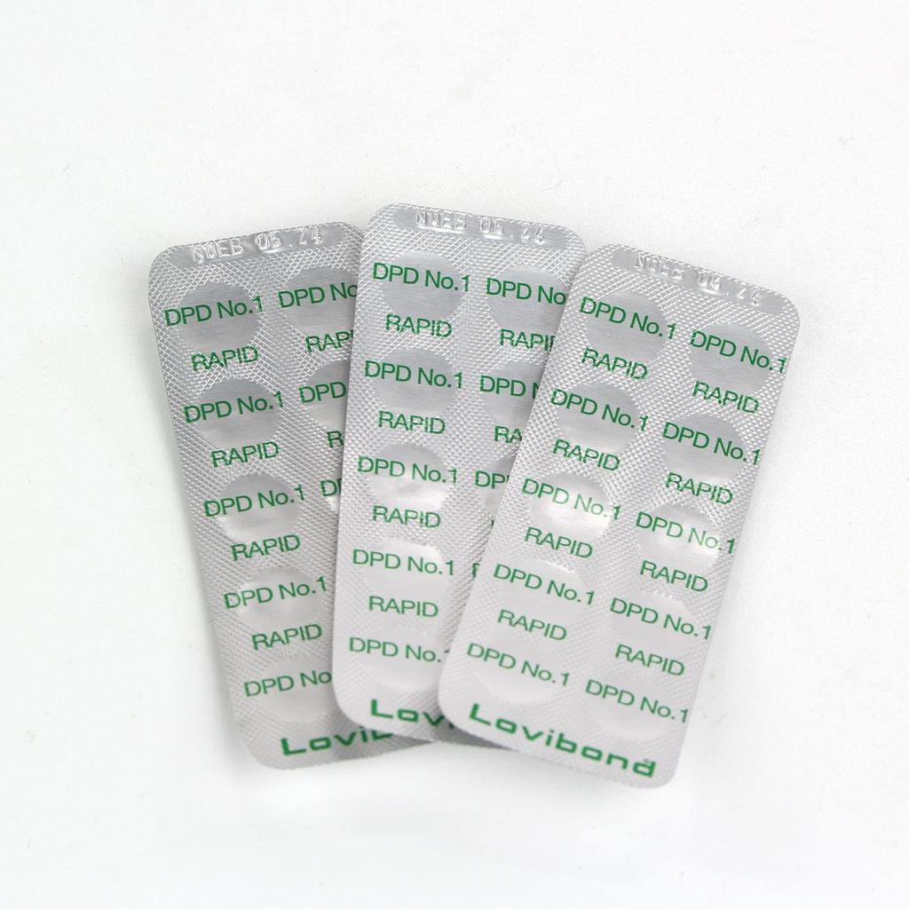 W'eau Pooltester Nachfüllpackung DPD 1 Chlor 100 Tabletten Produktbild 