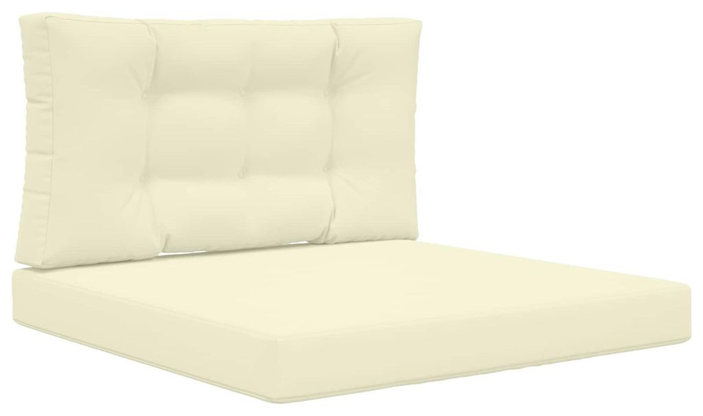 (Robust Möbel)Sofakissen für draußen modern - robust und langlebig - 2 pcs Creme Polyester - Gartenmöbelauflagen GermanyMöbel230985