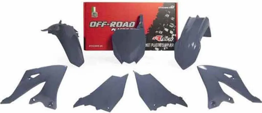 Kit Plastique Yamaha YZ125/250 Noir Idéal Rénovation Moto Cross