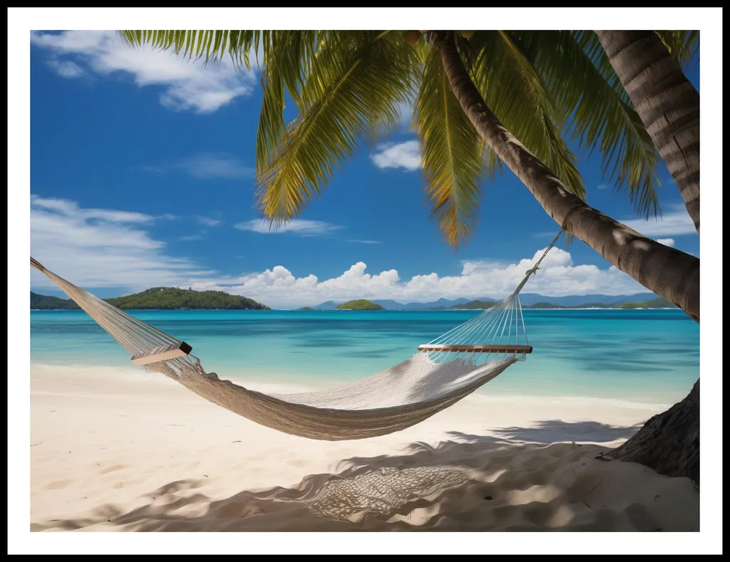 Poster 100x75cm Fuga Paradisiaca - Ricordi d'Estate sulla tua Parete - 3