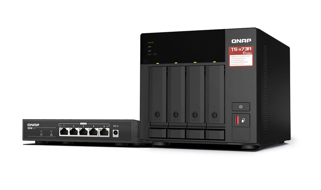 QNAP TS-473A - NAS-Server - 4 Schächte - SATA 6Gb/s
