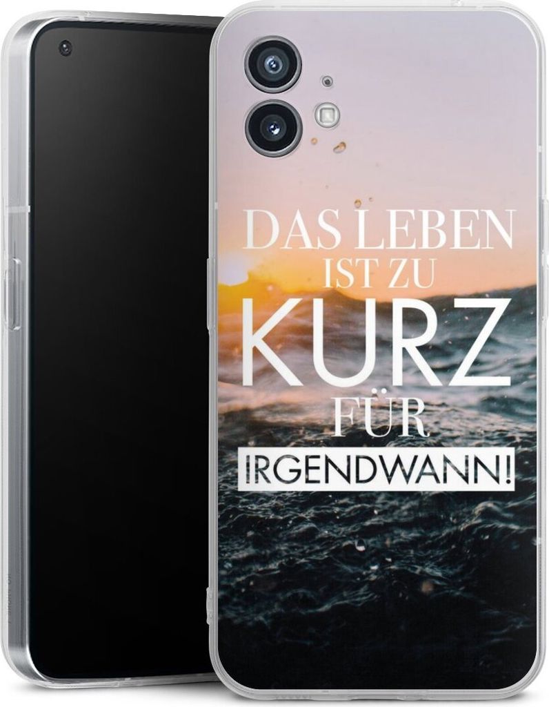 DeinDesign Handyhülle für Nothing Phone 1 Silikon Hülle Case Smartphone Schutzhülle Meer Statement Spruch