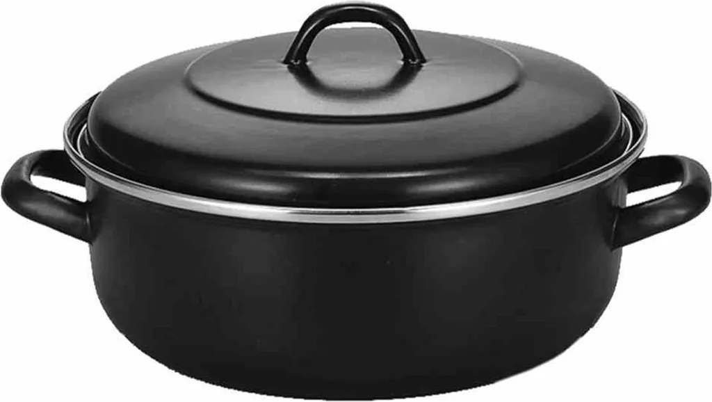 Pentola Krüger Nostalgie 28cm - Casseruola Smaltata per Cottura Lenta