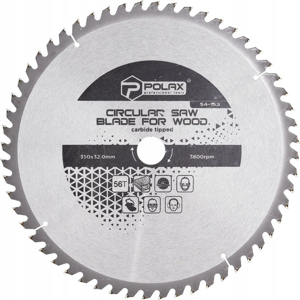 Lama per Troncatrice 350mm 56 Denti Polax - Qualità Professionale