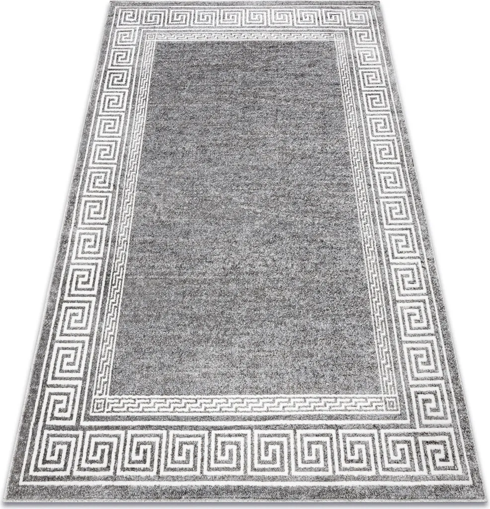 Tapis MATEO 8033/644 Grec moderne gris structurel en taille 280x370 cm