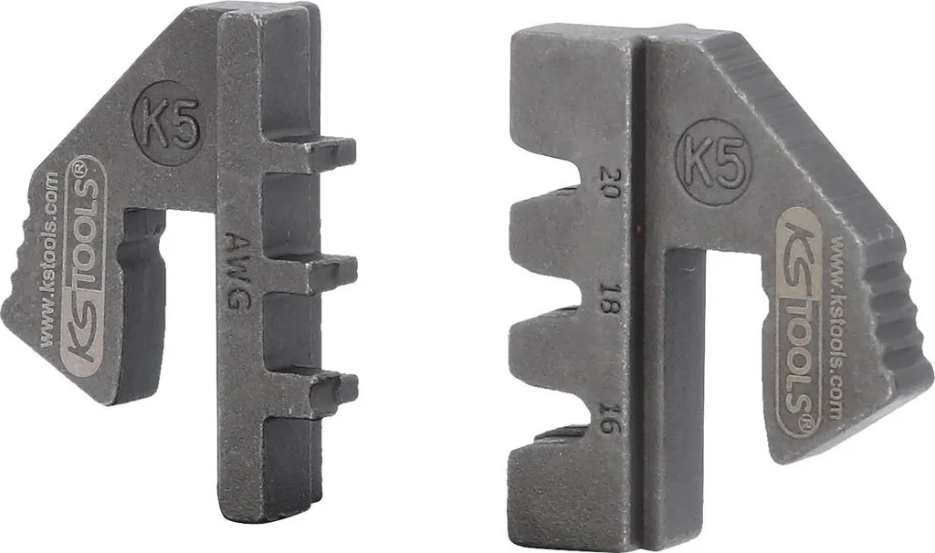 KS TOOLS Set di matrici per crimpatura per DTM Ø 0,5/0,8/1,0 mm ² - 115.1442