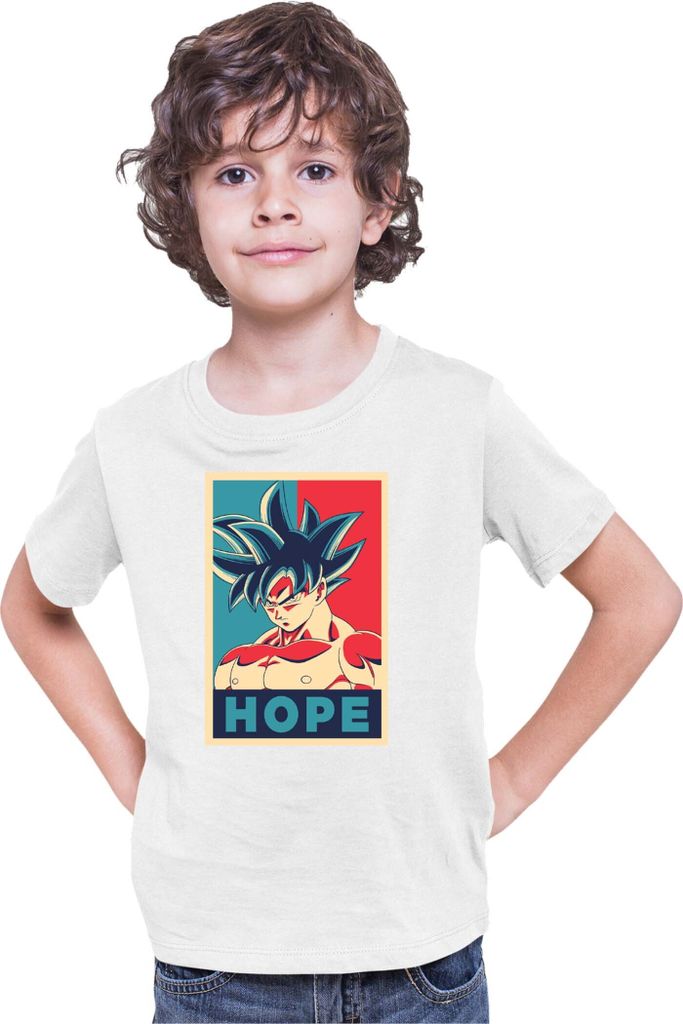 Kinder T-Shirt Dragon Anime Manga Ball Z Goku 32, 7-8 Jahr - 128 / Weiß