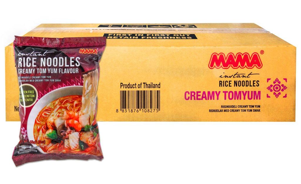 [ 24x 55g ] MAMA Instant Reisnudeln Shrimp Creamy Tom Yum Produktbild 