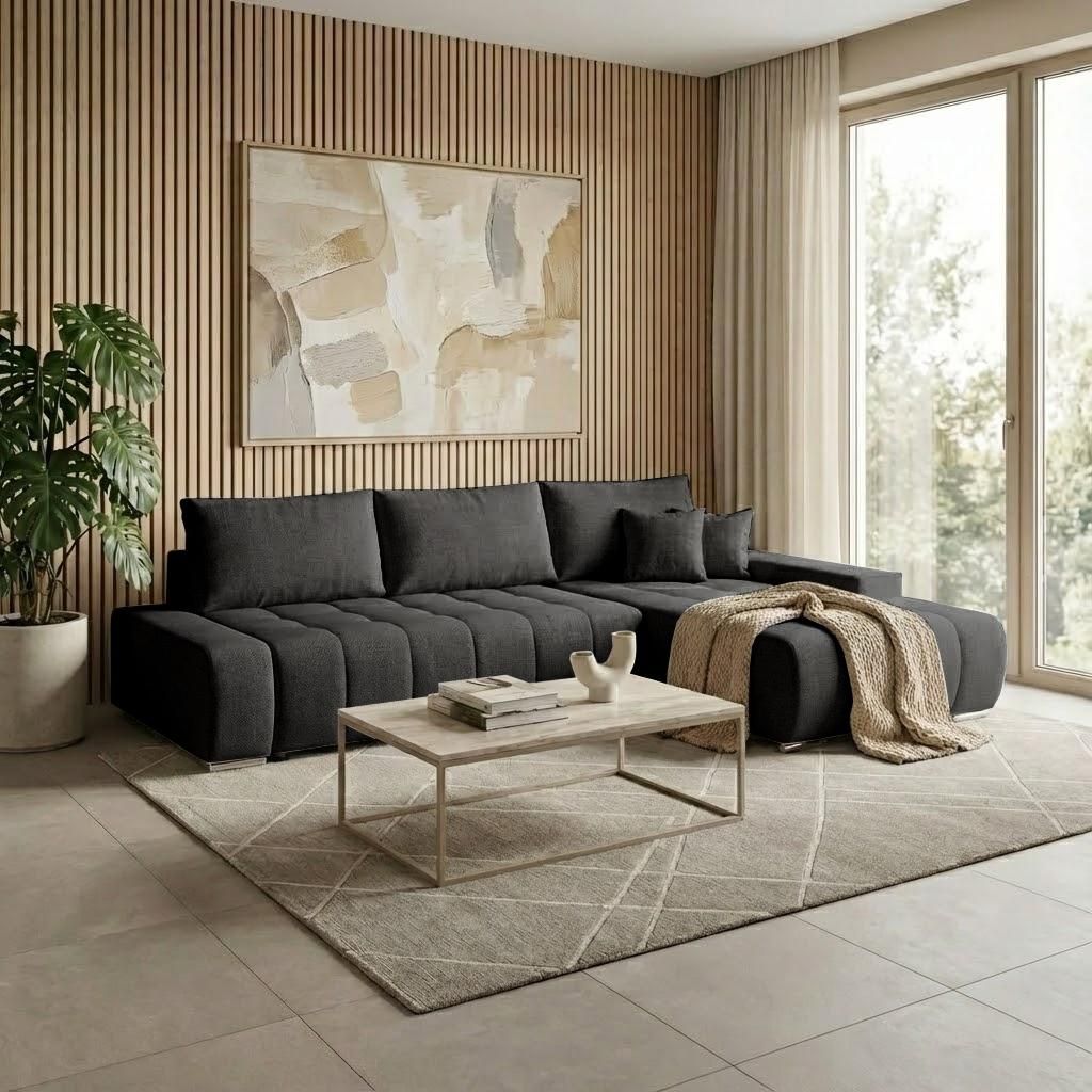 Beautysofa DRACO L Rohová pohovka s funkcí rozkládání a Obrázek produktu 