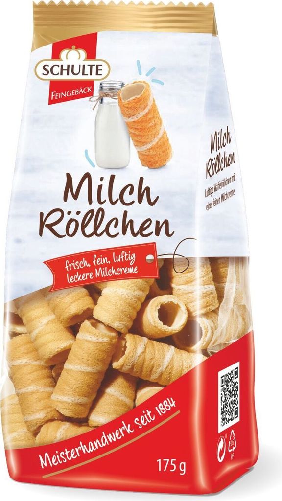 Schulte Milchröllchen, 175g (MHD: 23.06.2026) Produktbild 