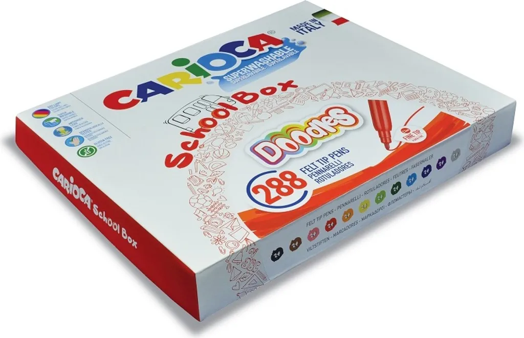 Recensione Pennarelli CARIOCA Doodles Box 288: Performance e Colore - 1