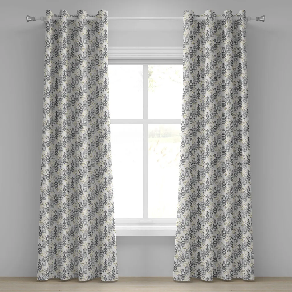 Rideaux décoratifs à 2 panneaux style aborigène 280x245 cm ABAKUHAUS