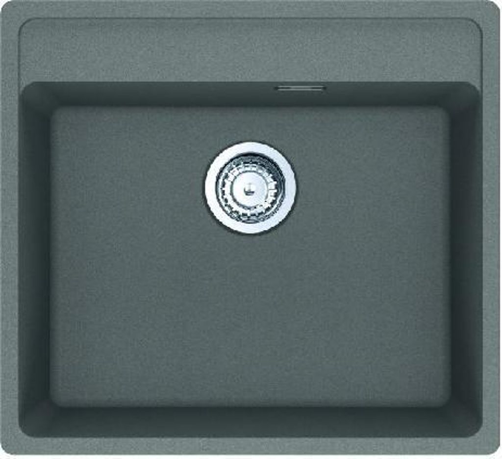 Franke Maris - Fragranit Küchenspüle MRG 610-52 RTL, 560x510 mm, grauer Stein 114.0661.386
