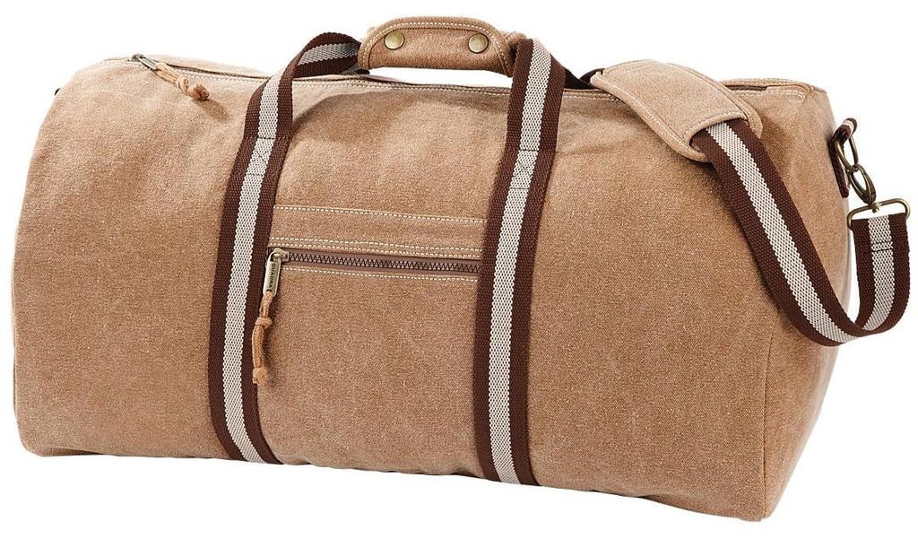 Quadra Segeltuch-Tasche / Reisetasche, 45 l FK496 (Einheitsgröße) (Sahara)